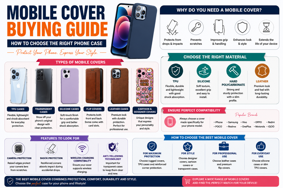 Mobile Cover Buying Guide: How to Choose the Right Phone Case for Your Smartphone