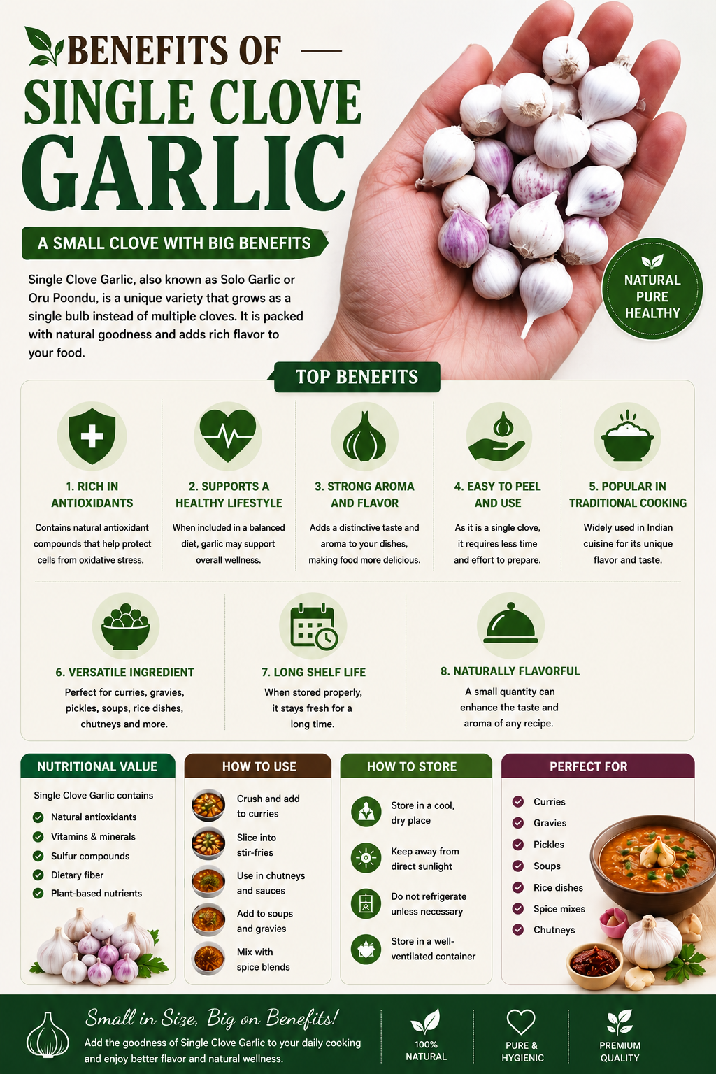 Benefits of Single Clove Garlic: Why This Unique Garlic Is Gaining Popularity