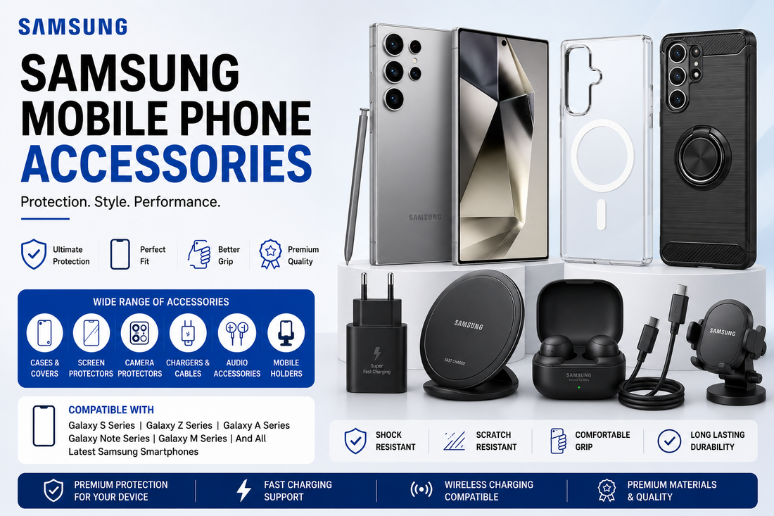 Samsung Galaxy Mobile Phone Accessories: Premium Protection & Performance for Your Galaxy Smartphone