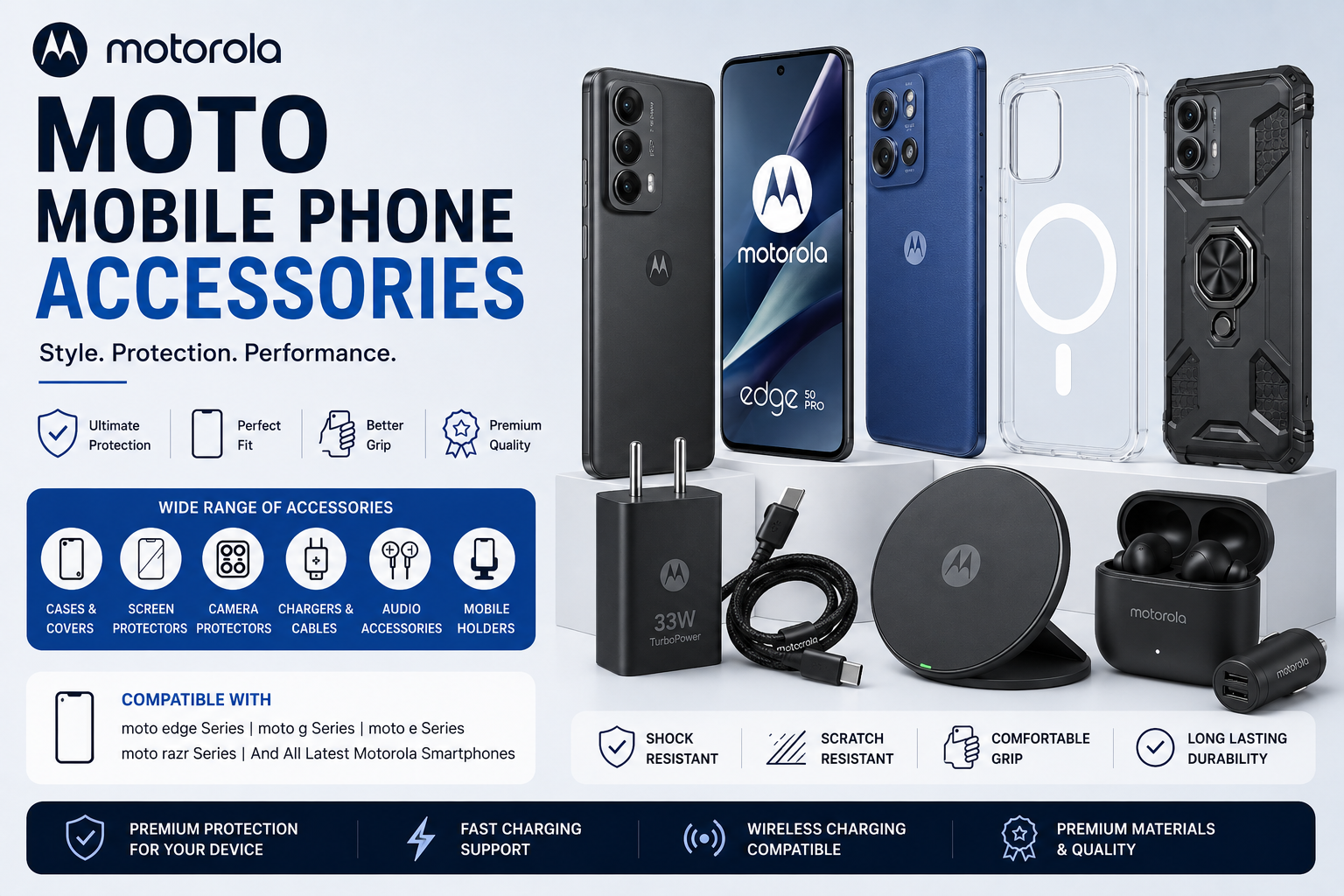 Moto Mobile Phone Accessories: Complete Protection & Performance for Your Motorola Smartphone