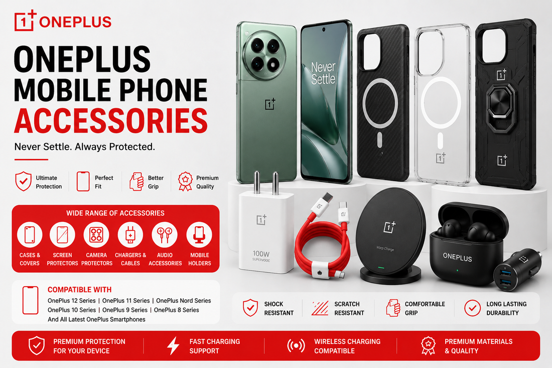 OnePlus Mobile Phone Accessories: Premium Protection & Performance for Your OnePlus Smartphone