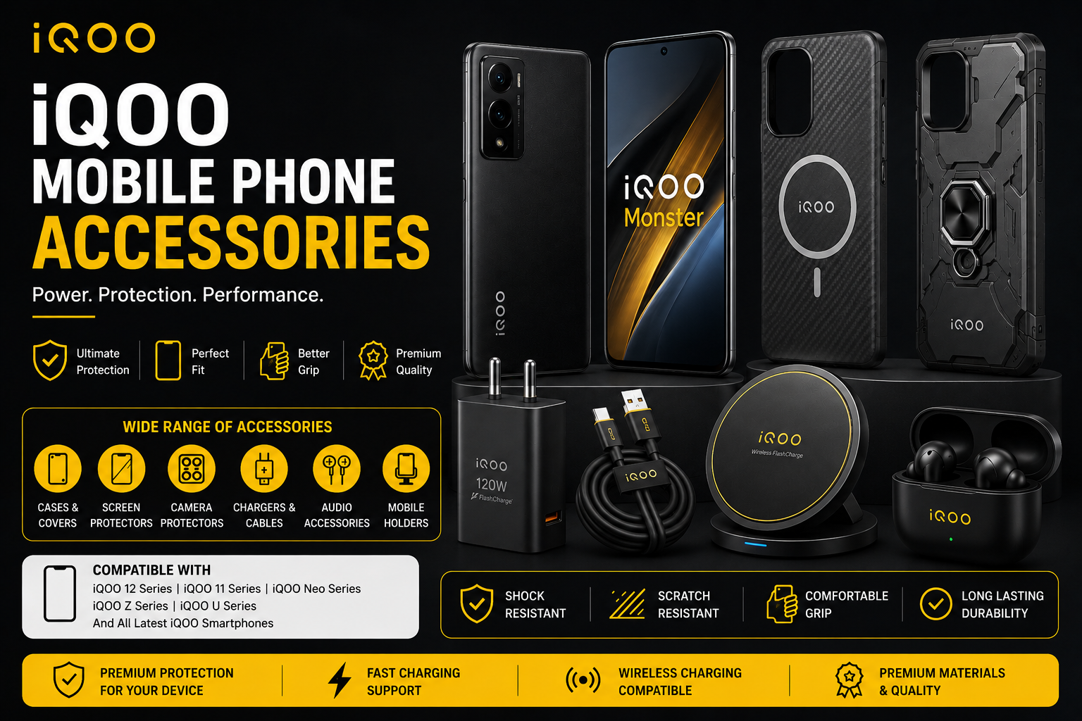 iQOO Mobile Phone Accessories: Premium Protection & Performance for Your iQOO Smartphone