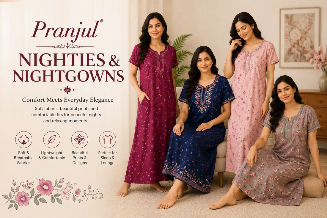 Pranjul Nighties & Nightgowns for Women: Comfort Meets Everyday Elegance