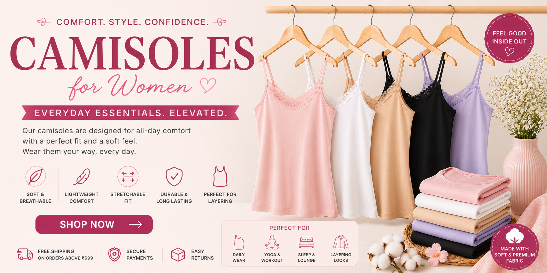 Camisoles Lingerie for Girls 