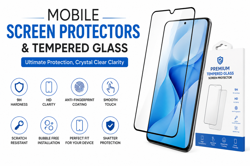 Tempered Glass Screen Protectors for Mobile Phone