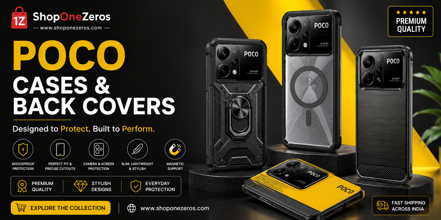 POCO Mobile Cases & Back Covers