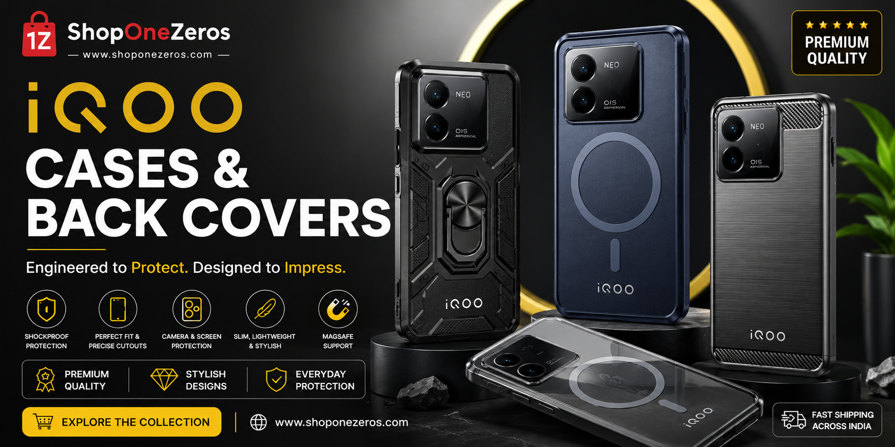 iQOO Mobile Cases & Back Covers