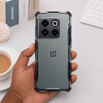 2 in1 Acrylic Transparent Back Cover For OnePlus 10 Pro 5G Onezeros.in