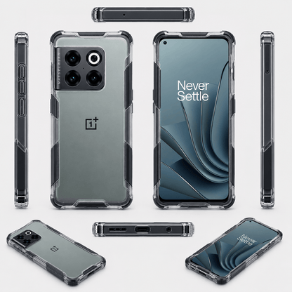 2 in1 Acrylic Transparent Back Cover For OnePlus 10 Pro 5G Onezeros.in