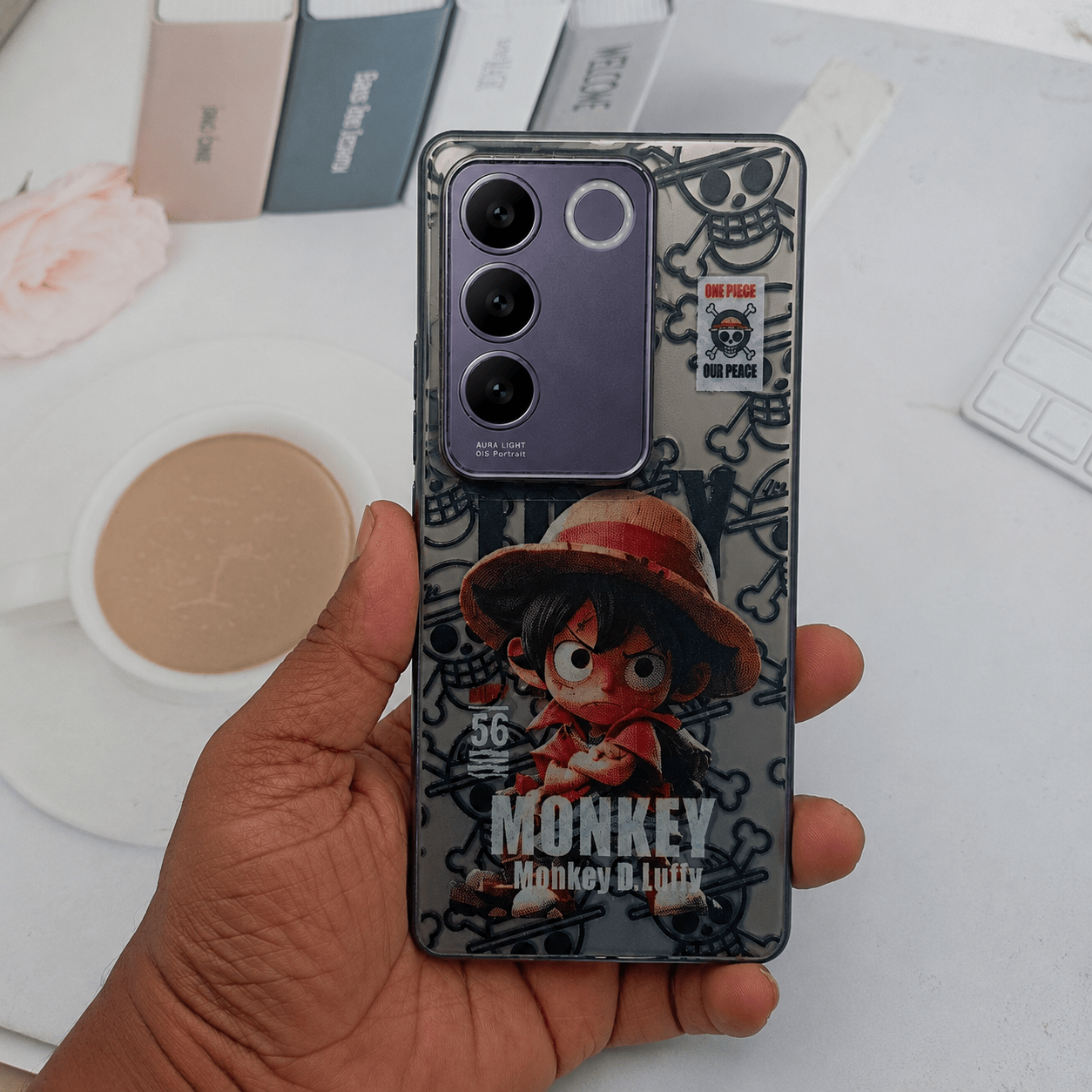 3D ANIME Print Phone Case for Vivo V27 Back Cover Onezeros.in