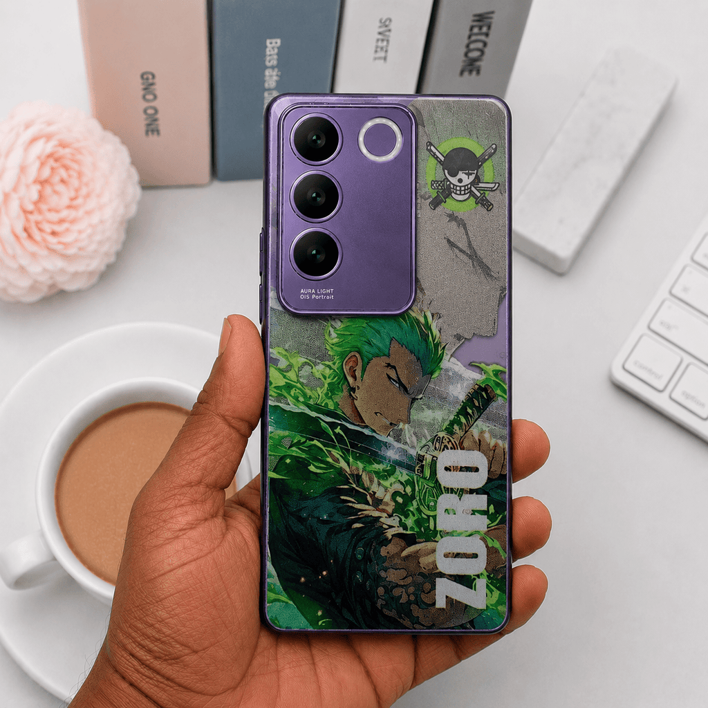 3D ANIME Print Phone Case for Vivo V27 Back Cover Onezeros.in