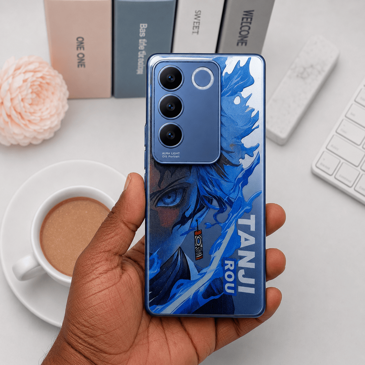 3D ANIME Print Phone Case for Vivo V27 Back Cover Onezeros.in