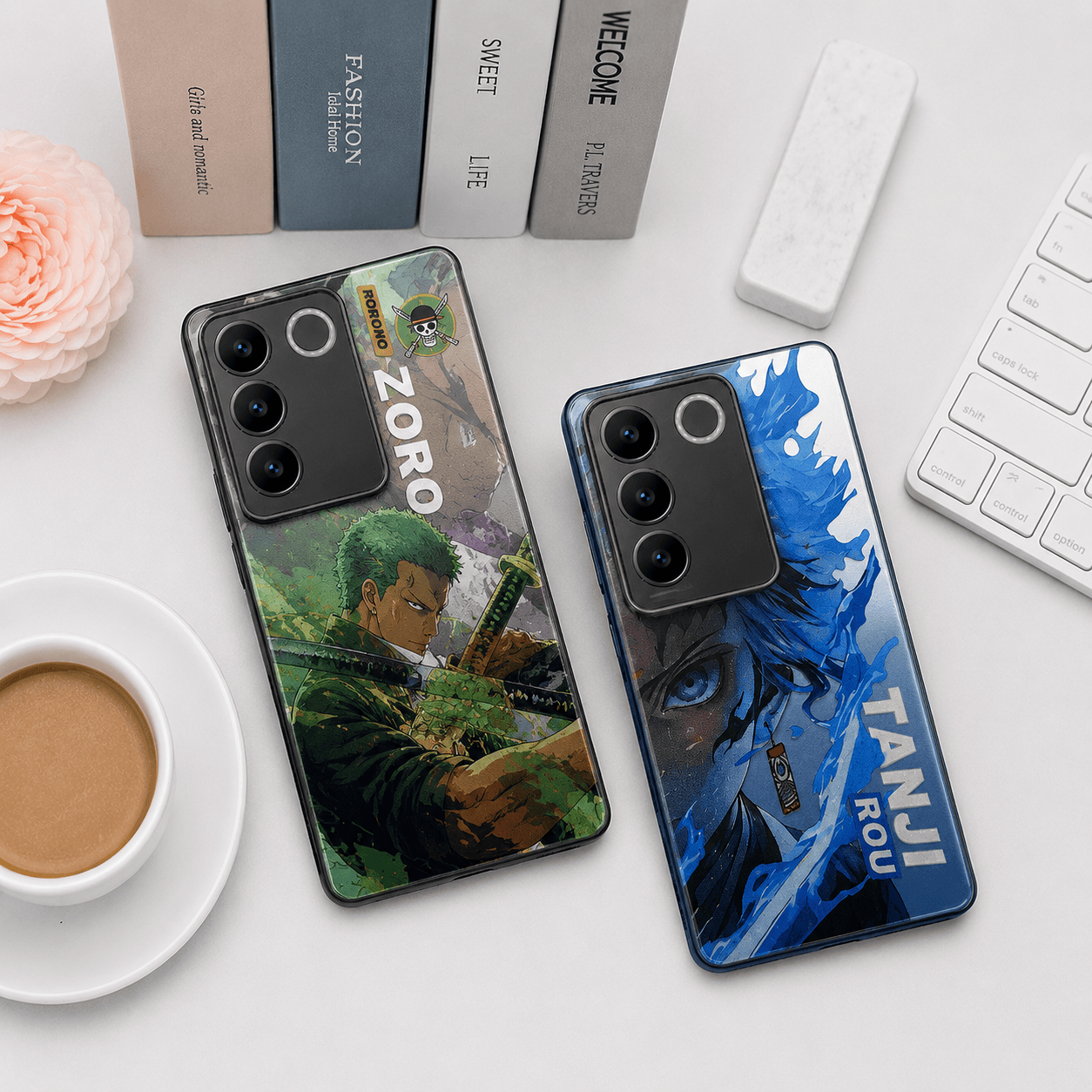 3D ANIME Print Phone Case for Vivo V27 Back Cover Onezeros.in