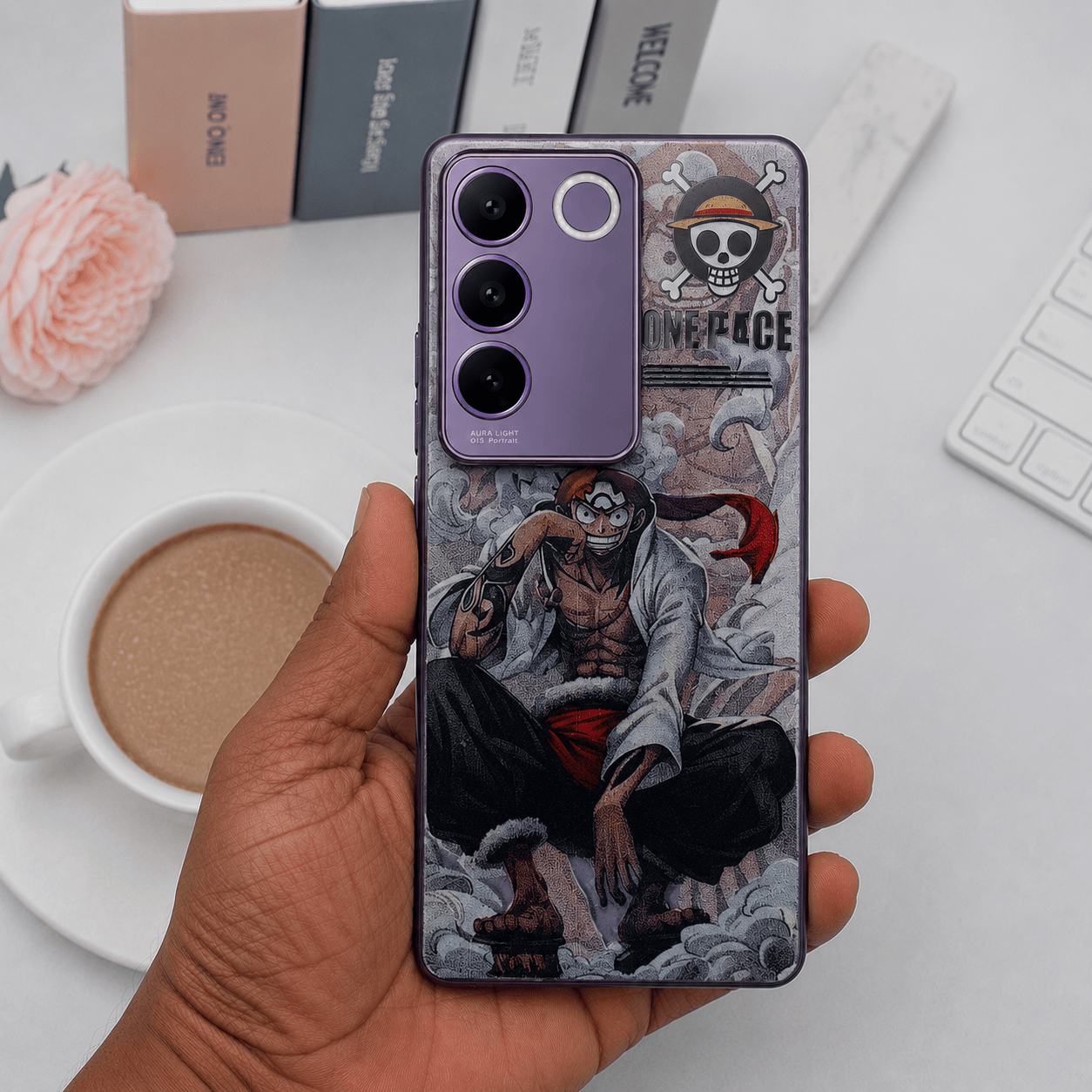 3D ANIME Print Phone Case for Vivo V27 Back Cover 3 Onezeros.in