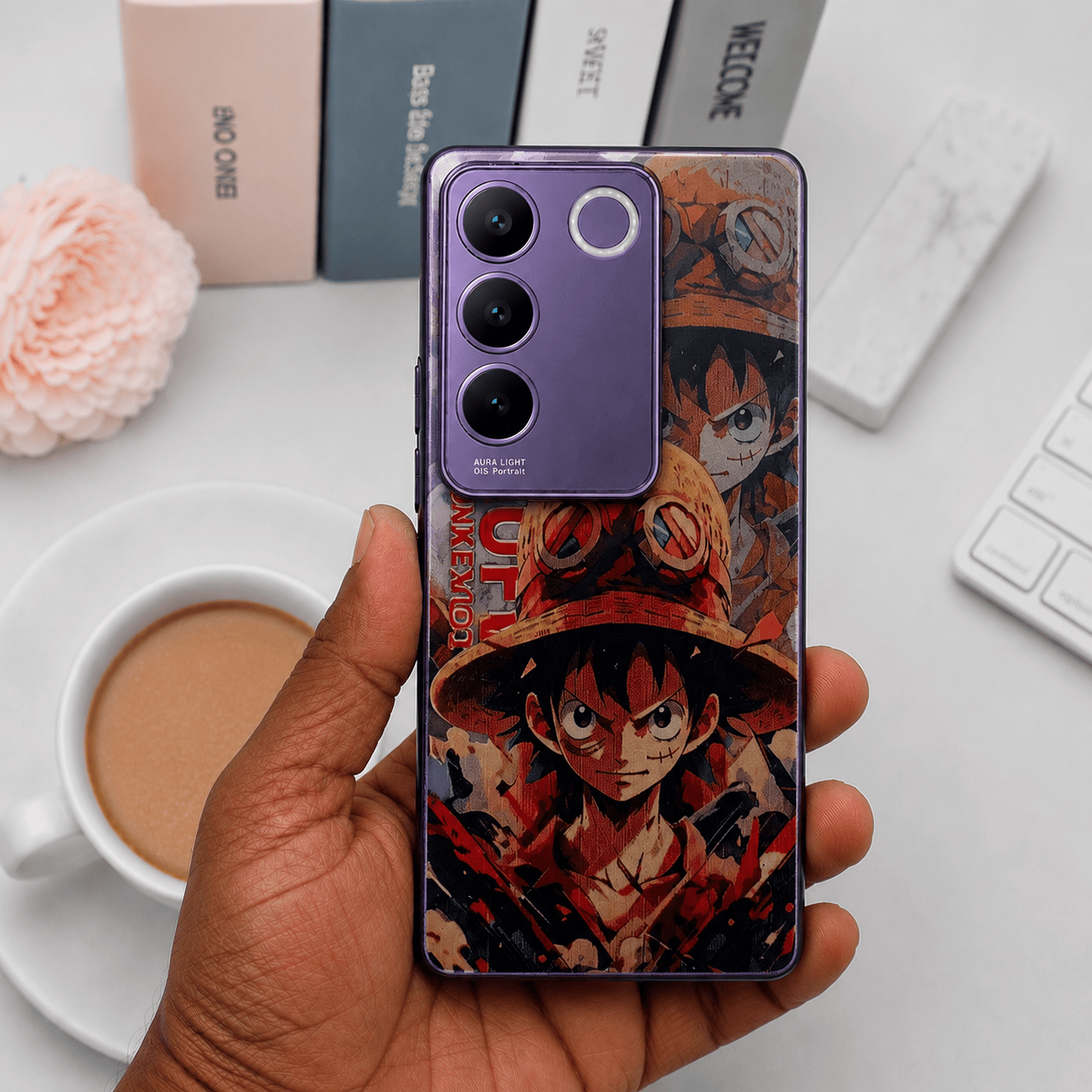 3D ANIME Print Phone Case for Vivo V27 Back Cover 5 Onezeros.in