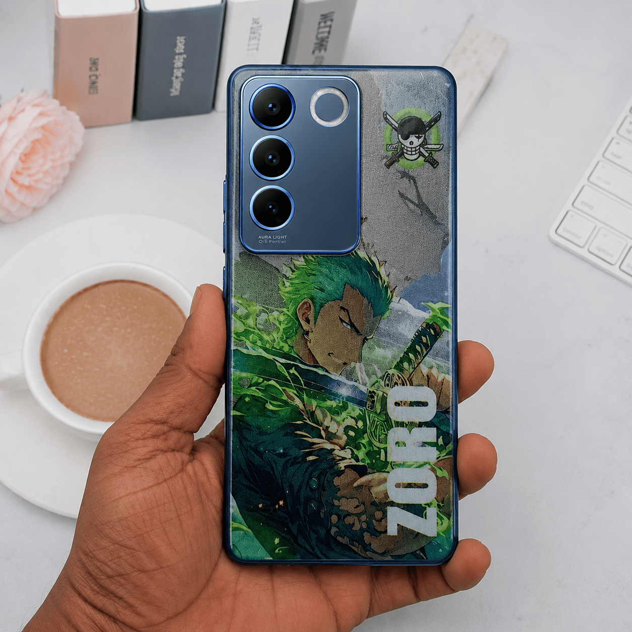 3D ANIME Print Phone Case for Vivo V27 Back Cover 1 Onezeros.in