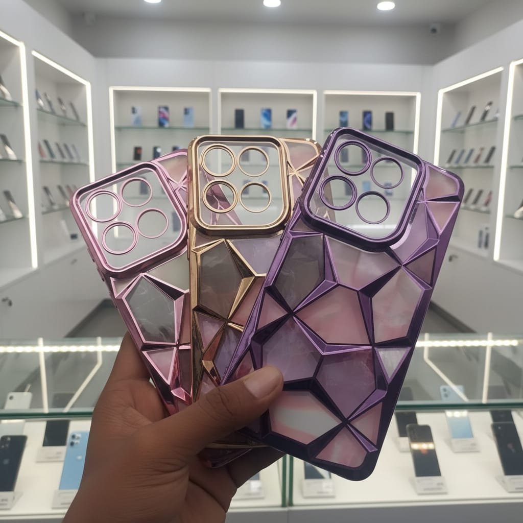 3D Diamond Design Marble Stone Phone Cover for Moto Edge 60 Stylus Back Case Onezeros.in