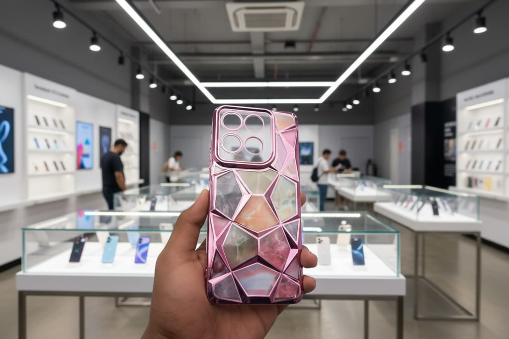 3D Diamond Design Marble Stone Phone Cover for Moto Edge 60 Stylus Back Case Onezeros.in
