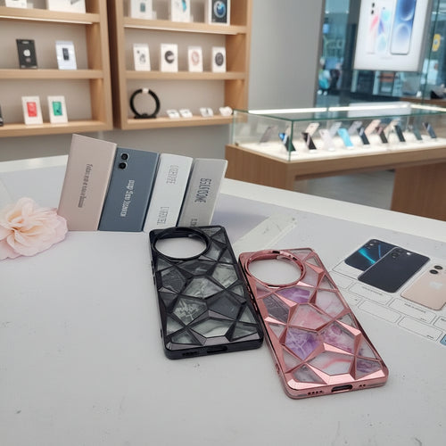 3D Diamond Design Marble Stone Phone Cover for Vivo V30E Back Case Onezeros.in