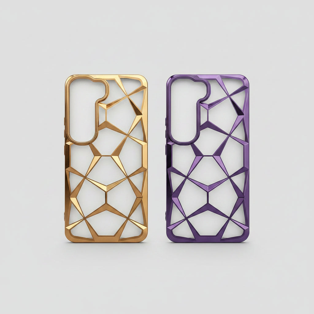 3D Diamond Design Marble Stone Phone Cover for Vivo Y300 Back Case Onezeros.in