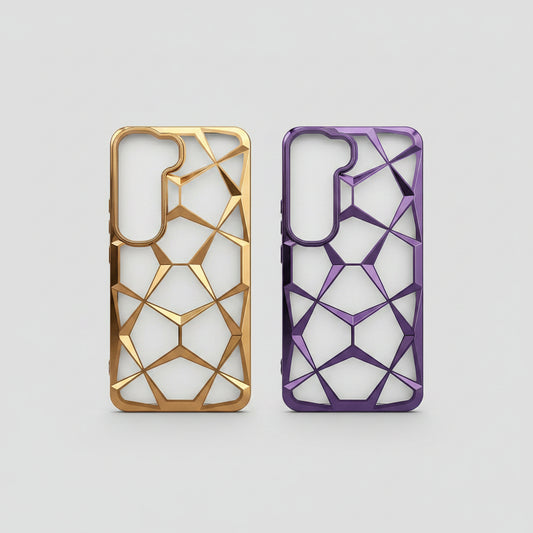 3D Diamond Design Marble Stone Phone Cover for Vivo Y300 Back Case Onezeros.in