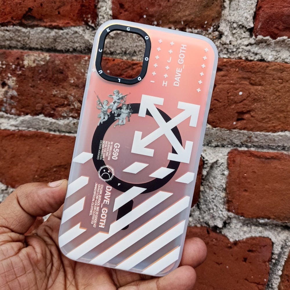 3D Glaze Icons Mag Safe Back Cover for iPhone 11 Phone Case 5 Onezeros.in