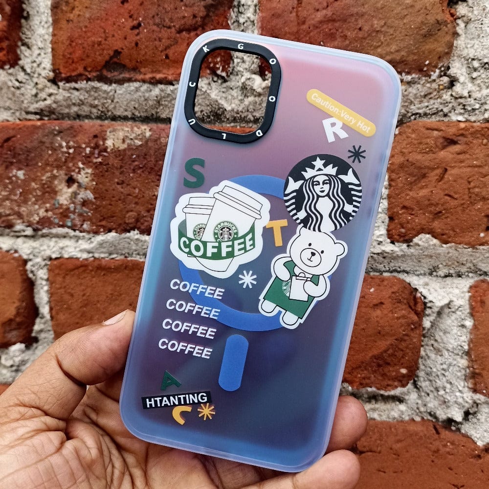 3D Glaze Icons Mag Safe Back Cover for iPhone 11 Phone Case 1 Onezeros.in