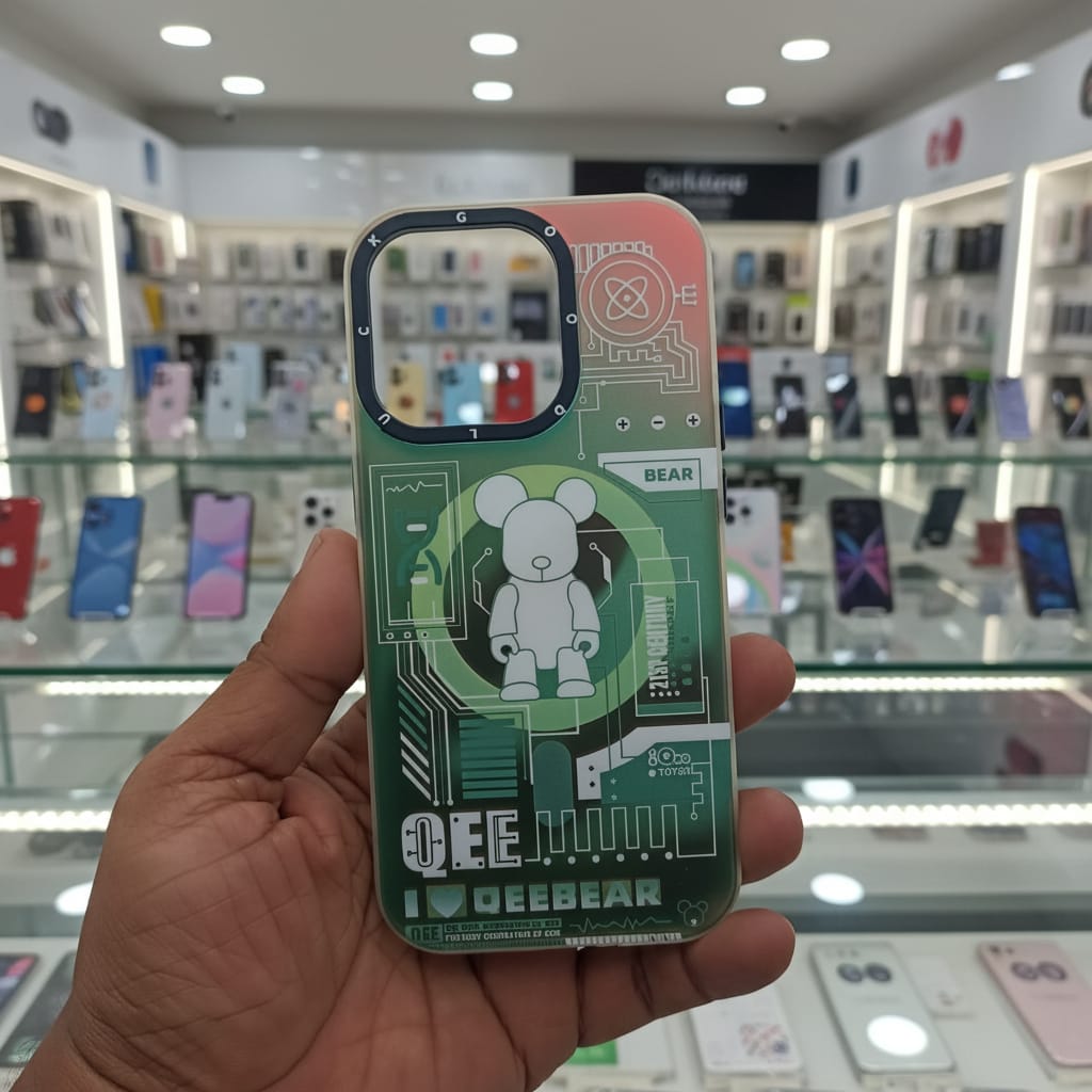 3D Glaze Icons Mag Safe Back Cover for iPhone 14 Pro Phone Case Onezeros.in