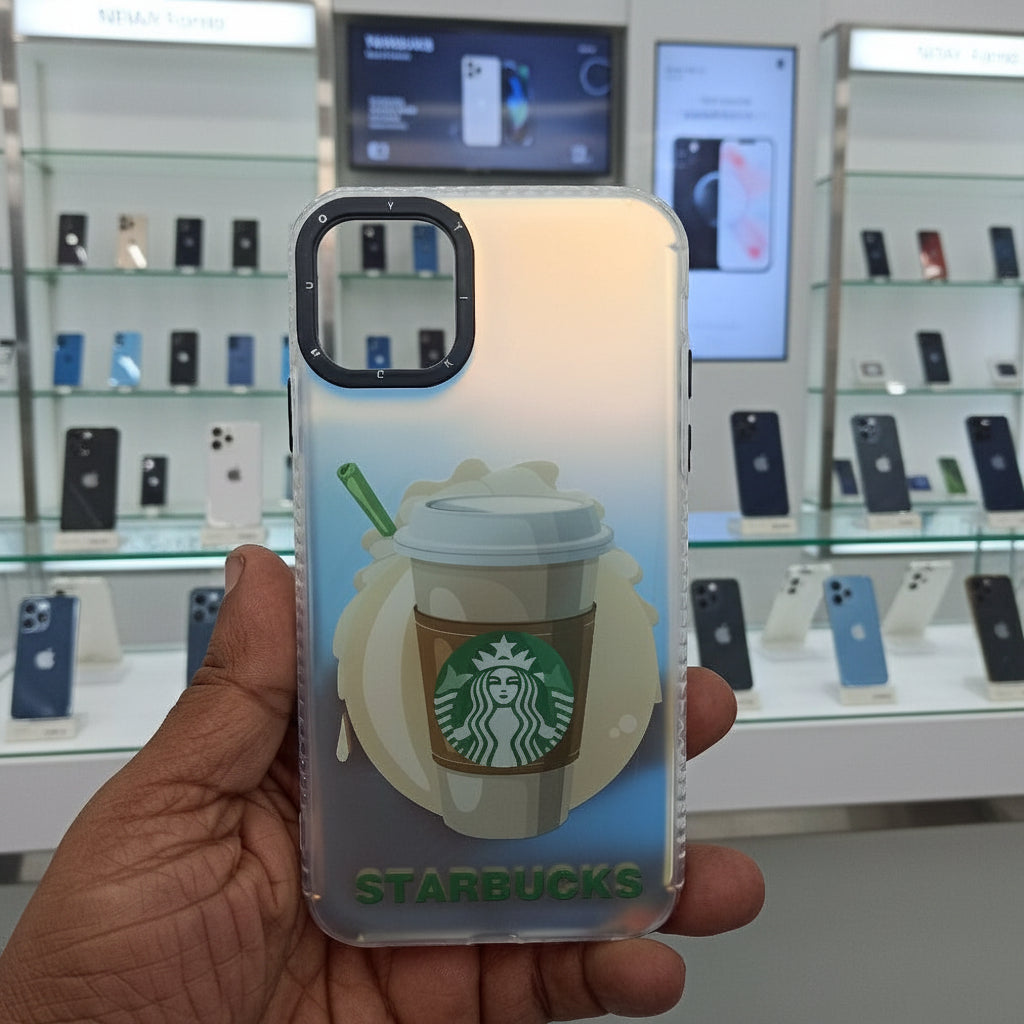 3D Starbucks Mobile Phone Case for iPhone 11 stylish Back Cover 10 Onezeros.in