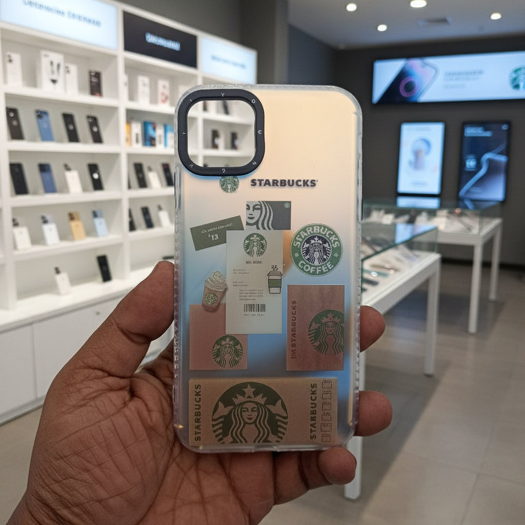 3D Starbucks Mobile Phone Case for iPhone 11 stylish Back Cover 7 Onezeros.in