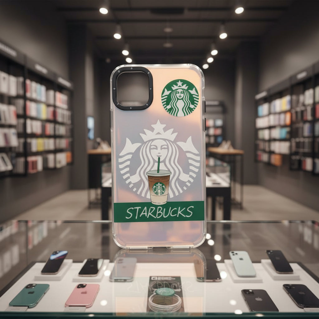 3D Starbucks Mobile Phone Case for iPhone 11 stylish Back Cover 6 Onezeros.in