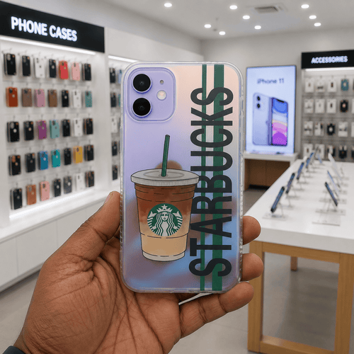 3D Starbucks Mobile Phone Case for iPhone 11 stylish Back Cover Onezeros.in