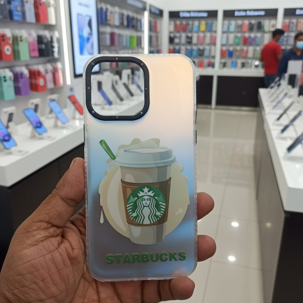 3D Starbucks Mobile Phone Case for iPhone 14 Pro Max Stylish Back Cover 3 Onezeros.in