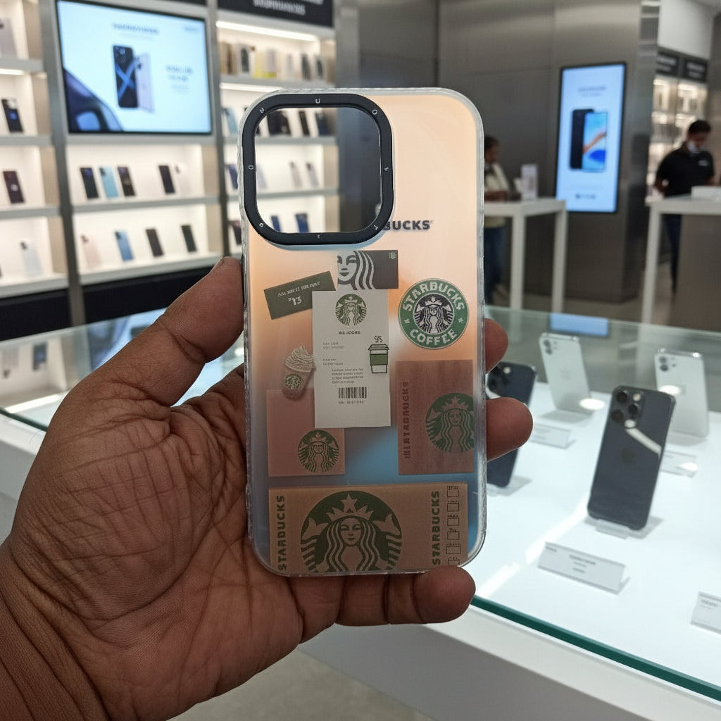 3D Starbucks Mobile Phone Case for iPhone 14 Pro Stylish Back Cover 1 Onezeros.in