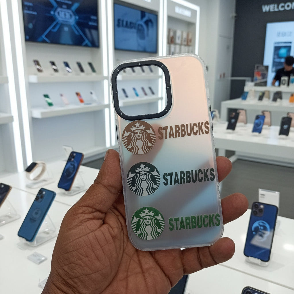 3D Starbucks Mobile Phone Case for iPhone 14 Pro Stylish Back Cover 8 Onezeros.in