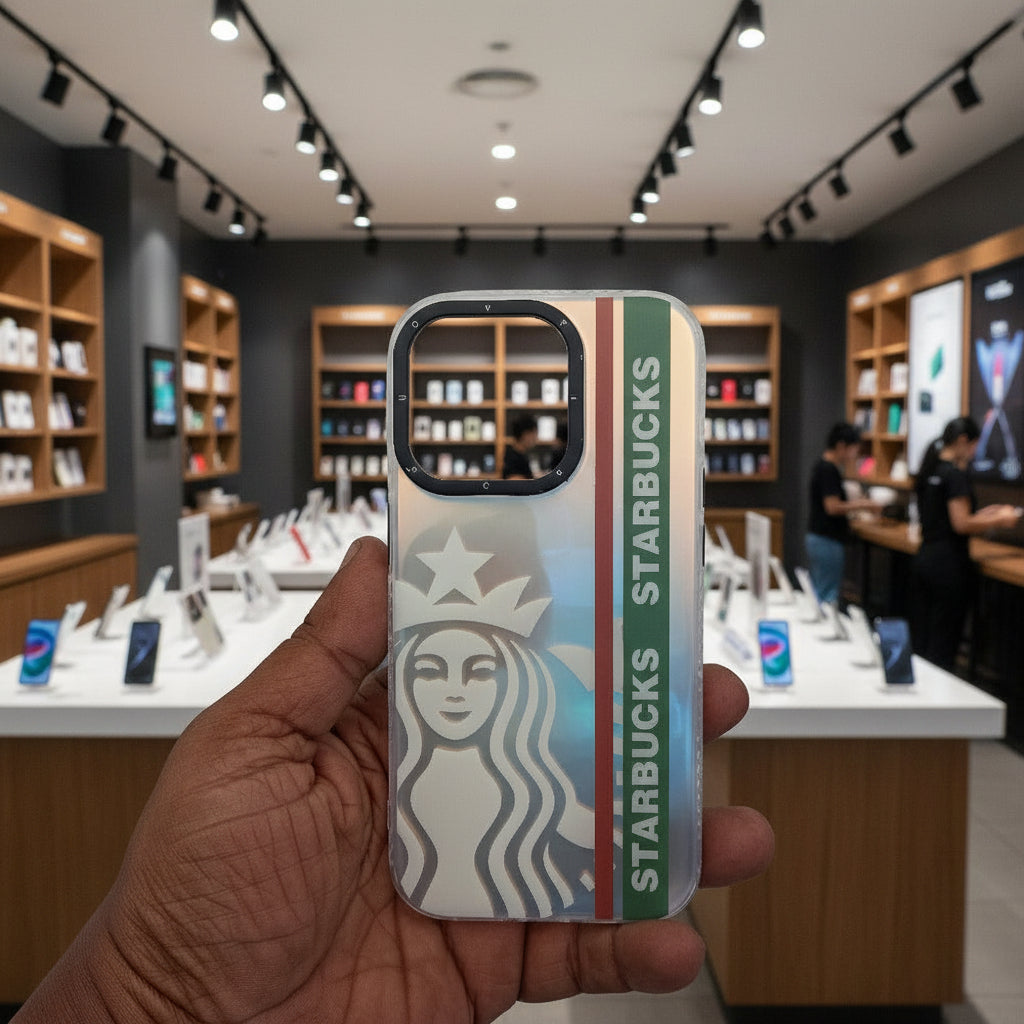 3D Starbucks Mobile Phone Case for iPhone 14 Pro Stylish Back Cover 10 Onezeros.in