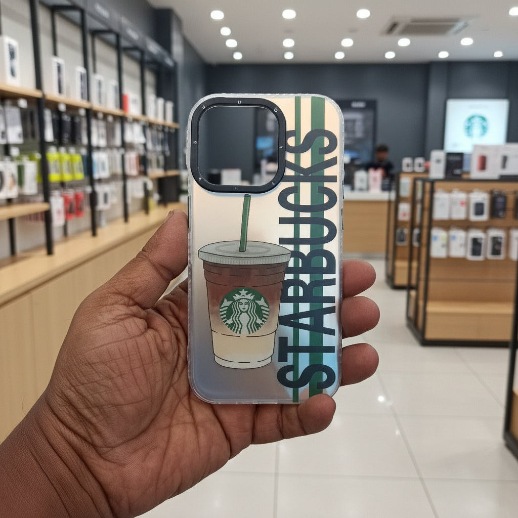 3D Starbucks Mobile Phone Case for iPhone 14 Pro Stylish Back Cover 7 Onezeros.in