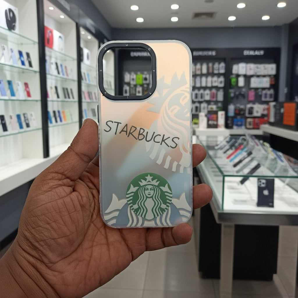 3D Starbucks Mobile Phone Case for iPhone 14 Pro Stylish Back Cover 3 Onezeros.in