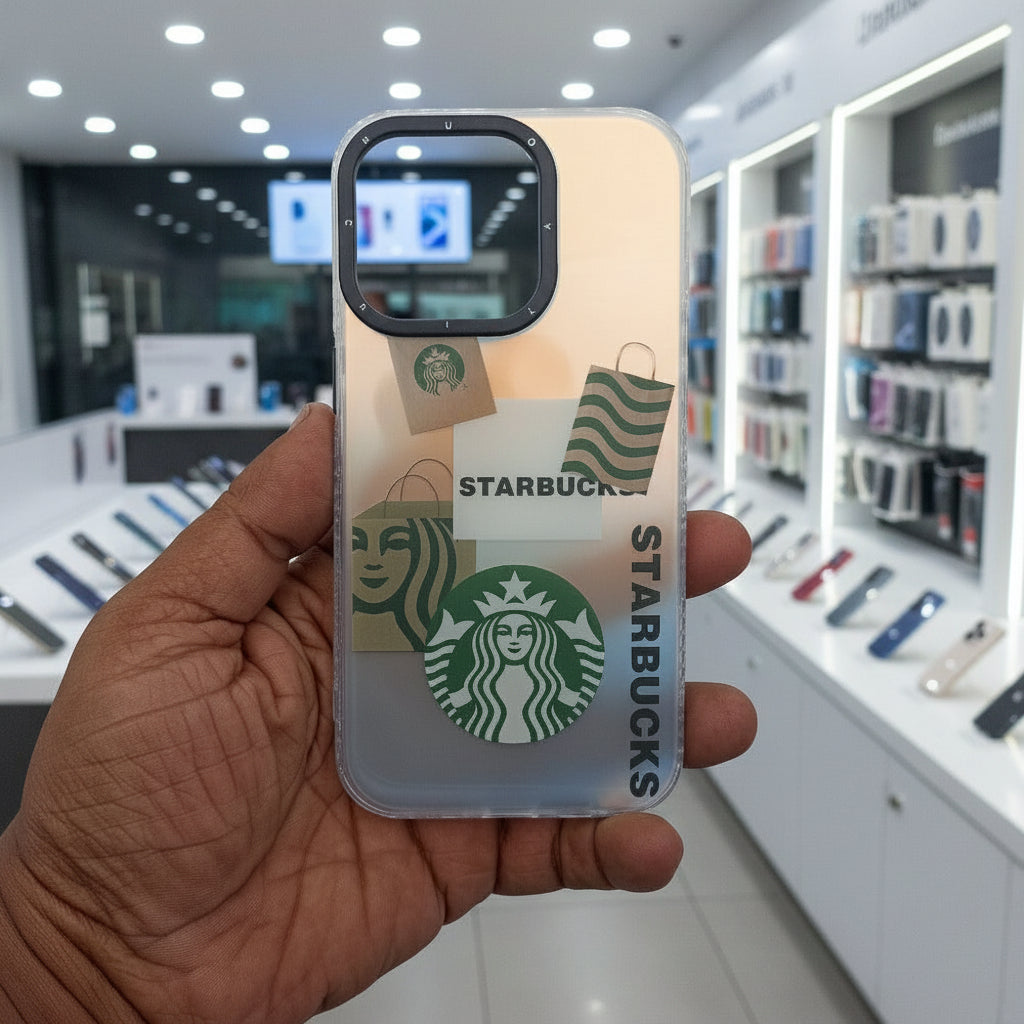 3D Starbucks Mobile Phone Case for iPhone 14 Pro Stylish Back Cover 6 Onezeros.in
