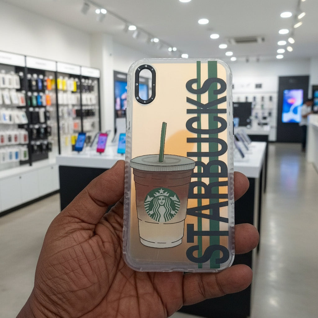 3D Starbucks Mobile Phone Case for iPhone X/XS stylish Back Cover 6 Onezeros.in
