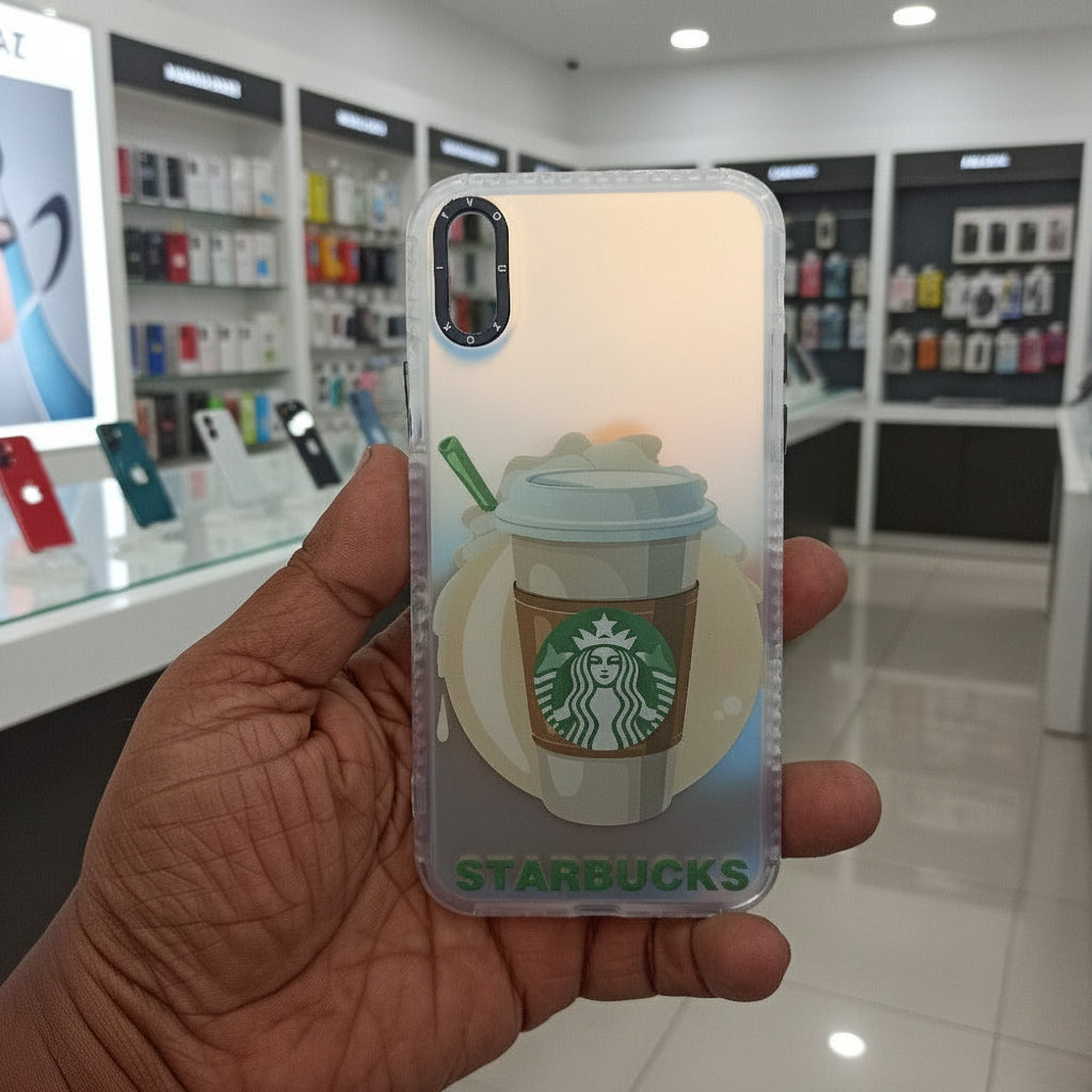 3D Starbucks Mobile Phone Case for iPhone X/XS stylish Back Cover 8 Onezeros.in