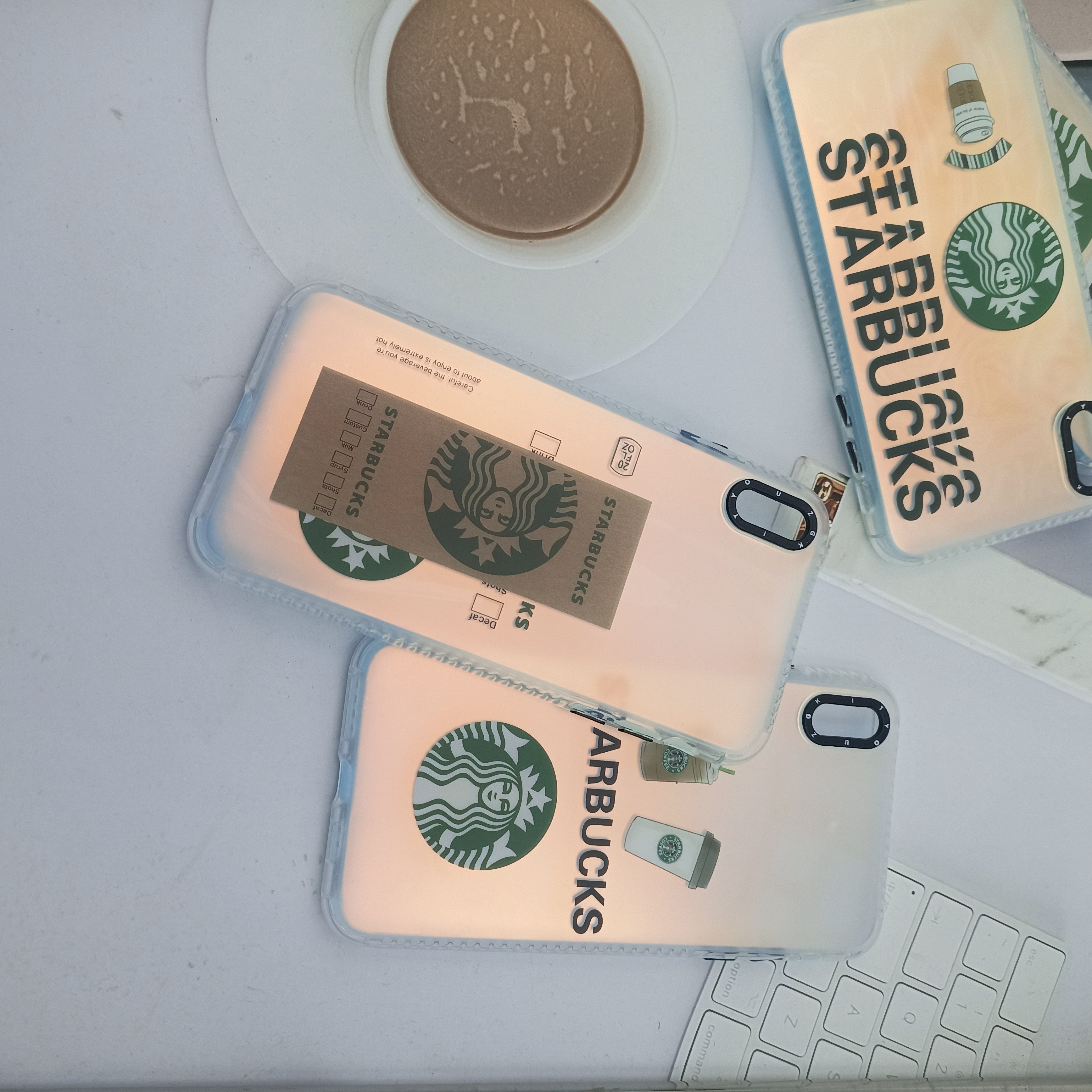 3D Starbucks Mobile Phone Case for iPhone XS Max Stylish Back Cover Onezeros.in