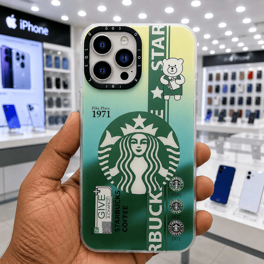 3D Starbucks Phone Case for iPhone 12 Pro Max stylish Mobile Cover Onezeros.in