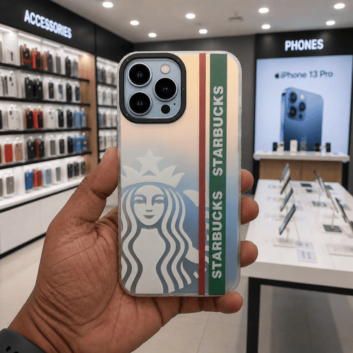 3D Starbucks Phone Case for iPhone 13 Pro Max Stylish Back Cover Onezeros.in