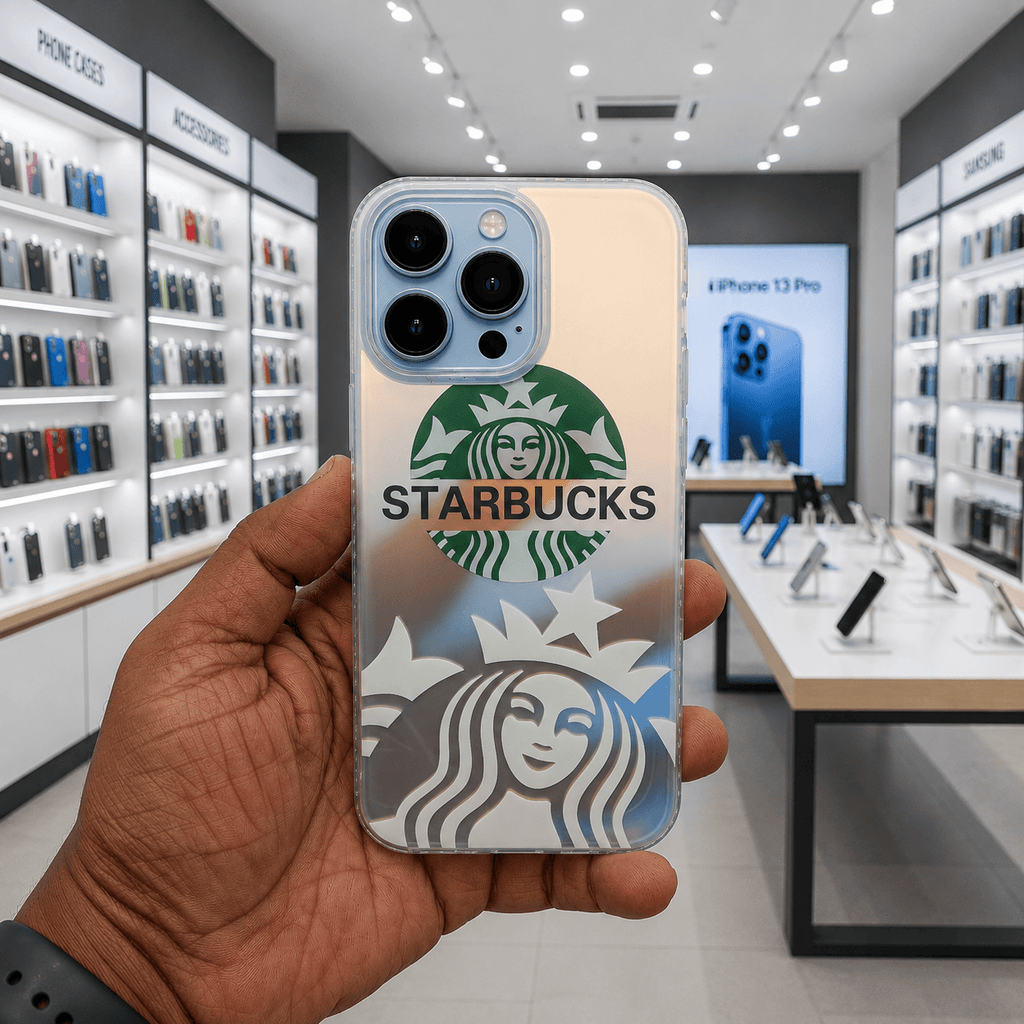 3D Starbucks Phone Case for iPhone 13 Pro Stylish Back Cover Onezeros.in