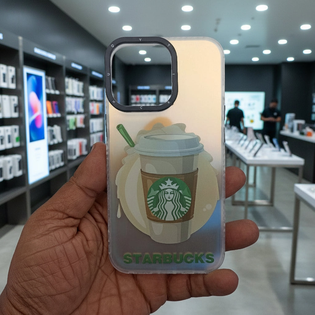 3D Starbucks Phone Case for iPhone 13 Pro Stylish Back Cover 8 Onezeros.in
