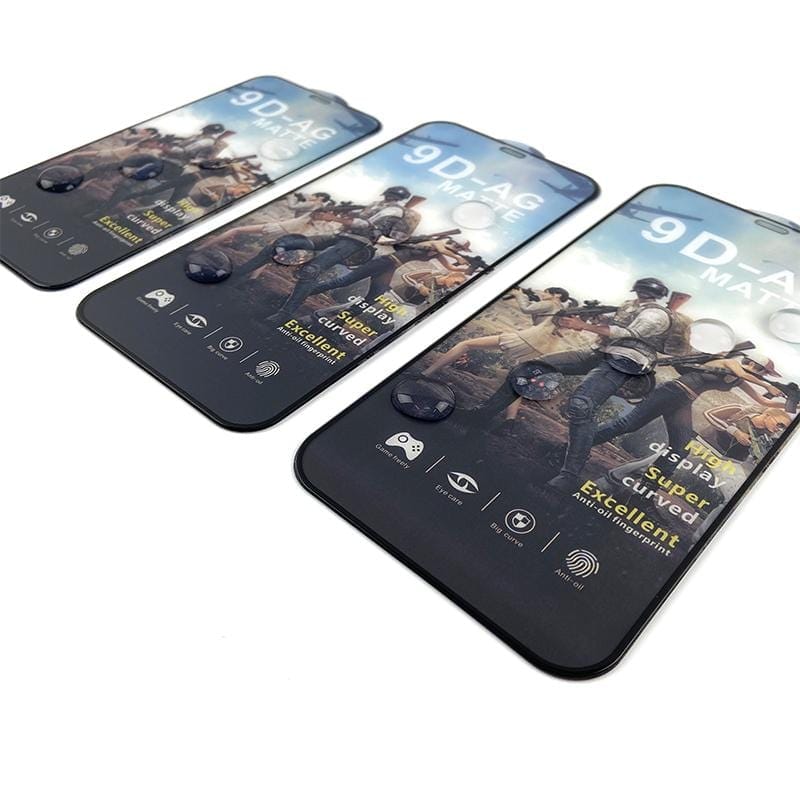 9D-AG Matte Tempered Glass for iPhone 14 Pro Max Screen Protector (Pack of 2) Onezeros.in