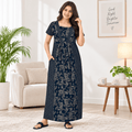Pranjul 2072 Cotton Nighty for Women – Printed Night Dress XL OneZeros