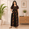 Pranjul 1815 Cotton Floral Printed Nighty for Women