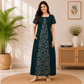 Pranjul 1817 Cotton Floral Printed Nighty for Women